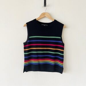 Vintage St. John Multicolored Vest Top